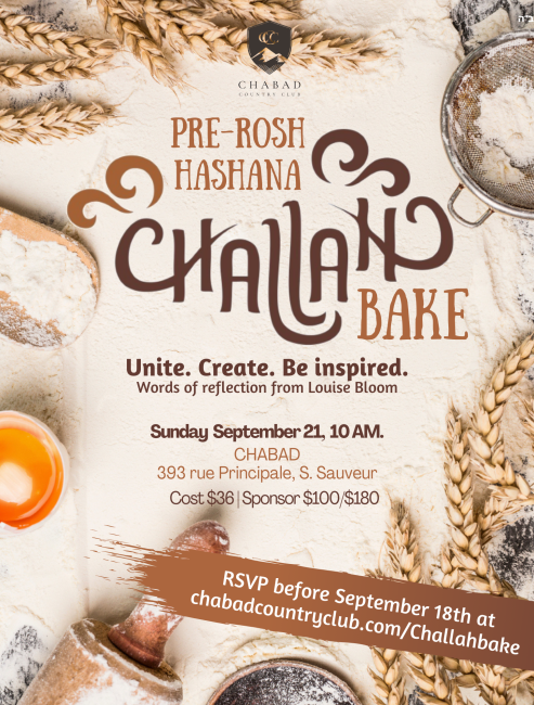 Copy of Challah - Womens Challah Bake #1 - Flyer (1)